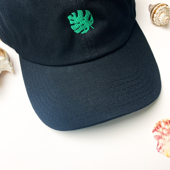 Embroidered Monstera Leaf Dad Hat Plant Lover 🌱 - Picture 2 of 2